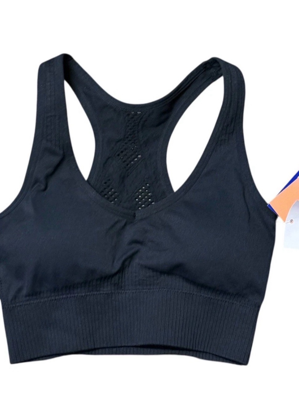 JoyLab Women's Seamless Racerback  Cropped Fit Tank Black Size Small D39
